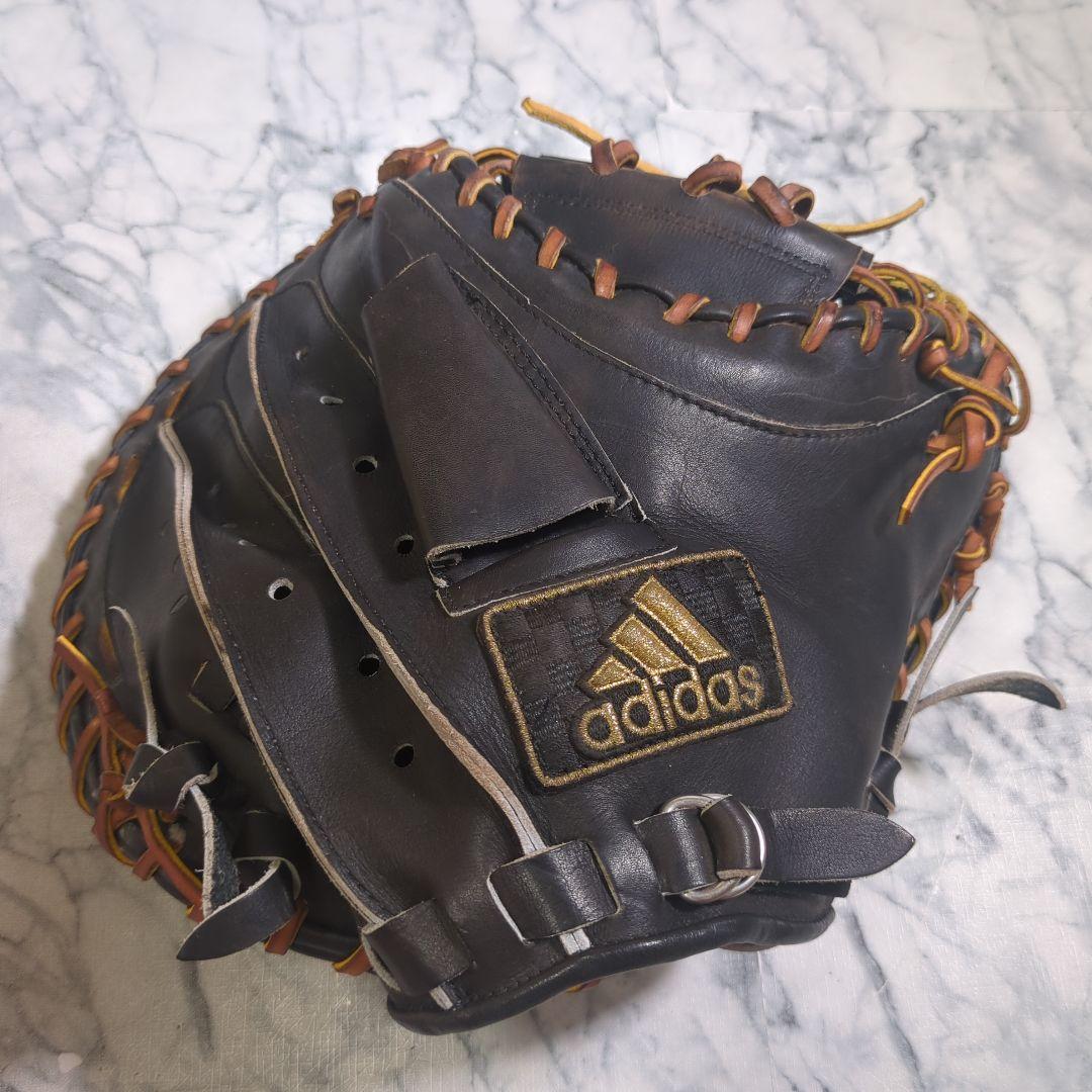 adidas キャッチャー用グローブ 黒 AL929　硬式用