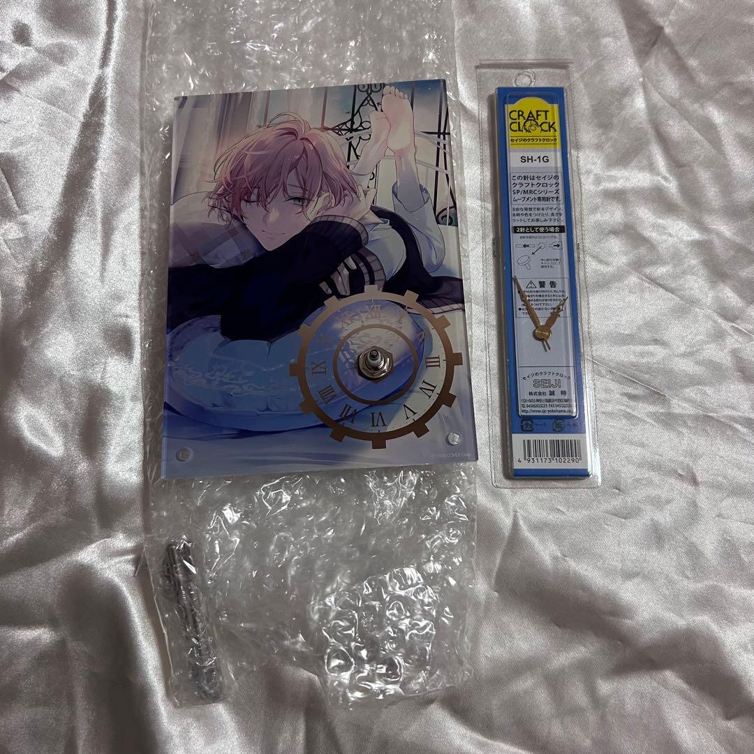 ホロスターズ 律可 活動3周年記念 アクリルクロック