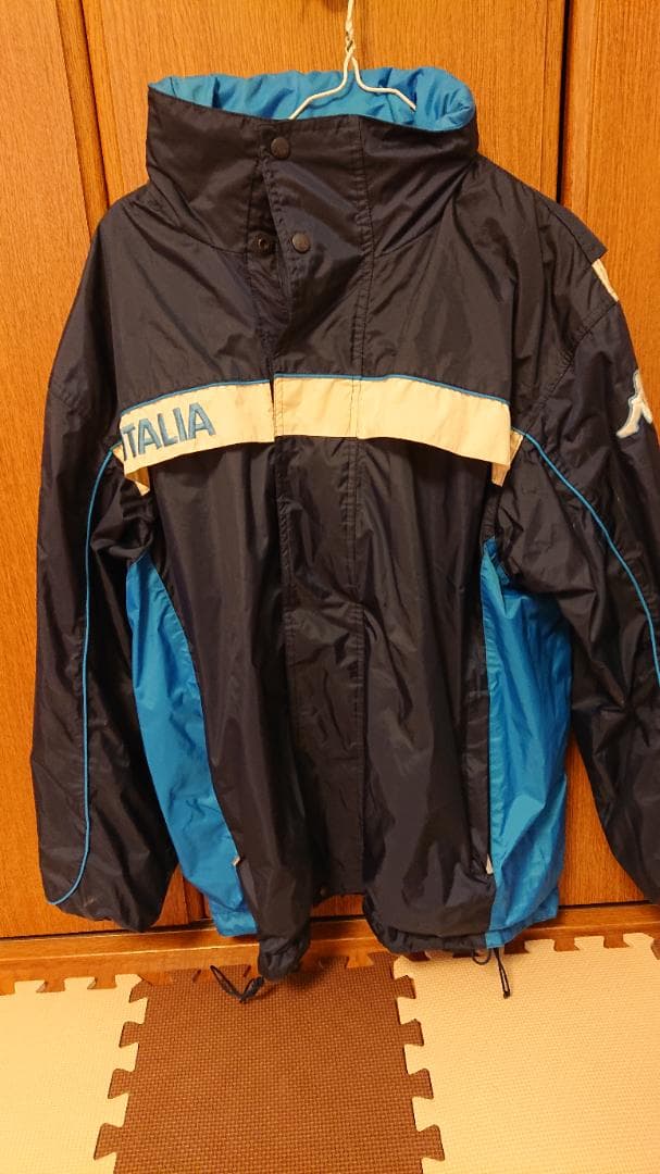 Kappa イタリア代表 ピステ ウィンドブレーカー ネイビー