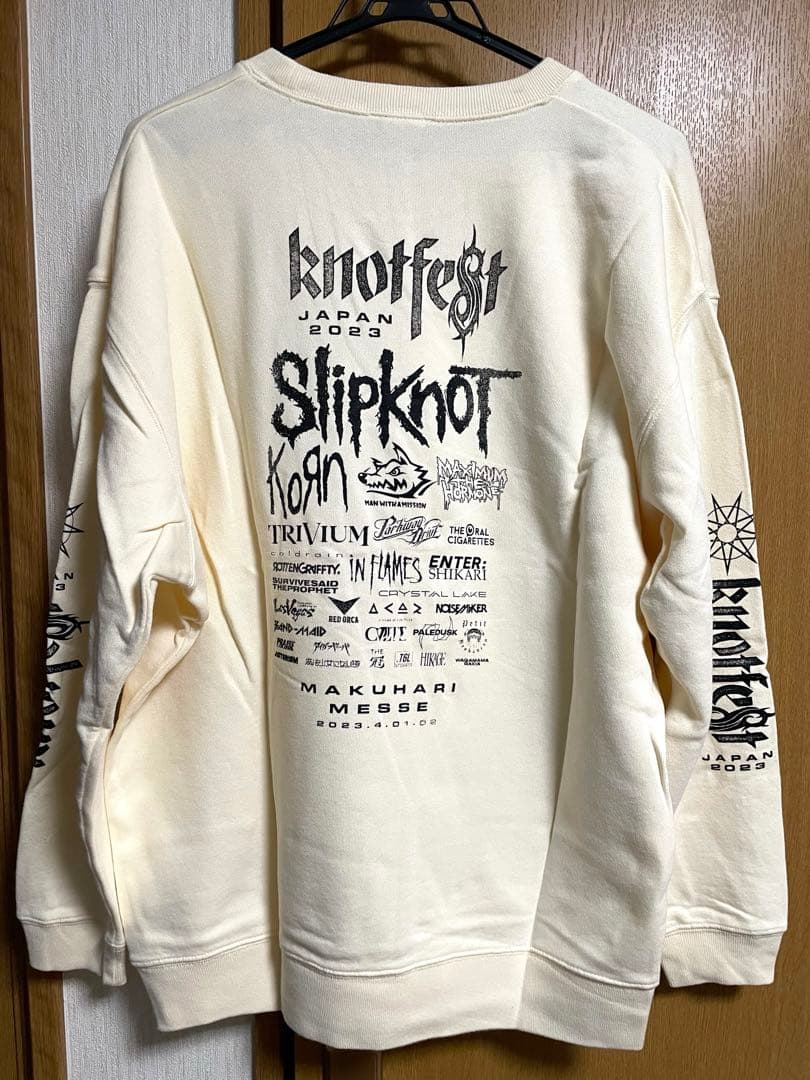 slipknot knotfest 2023 ロンT XL