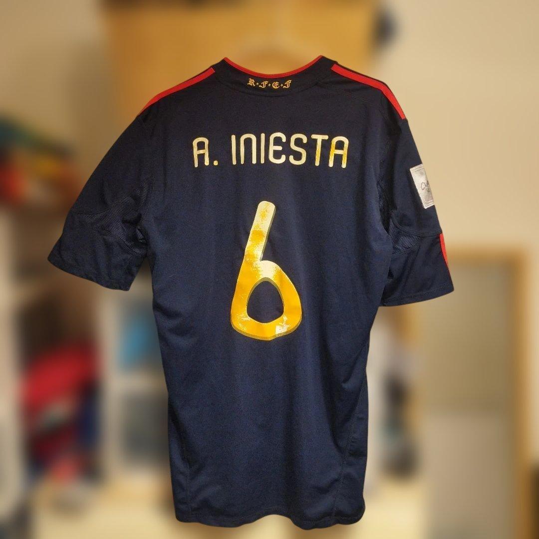 イニエスタ ユニフォームスペイン代表時