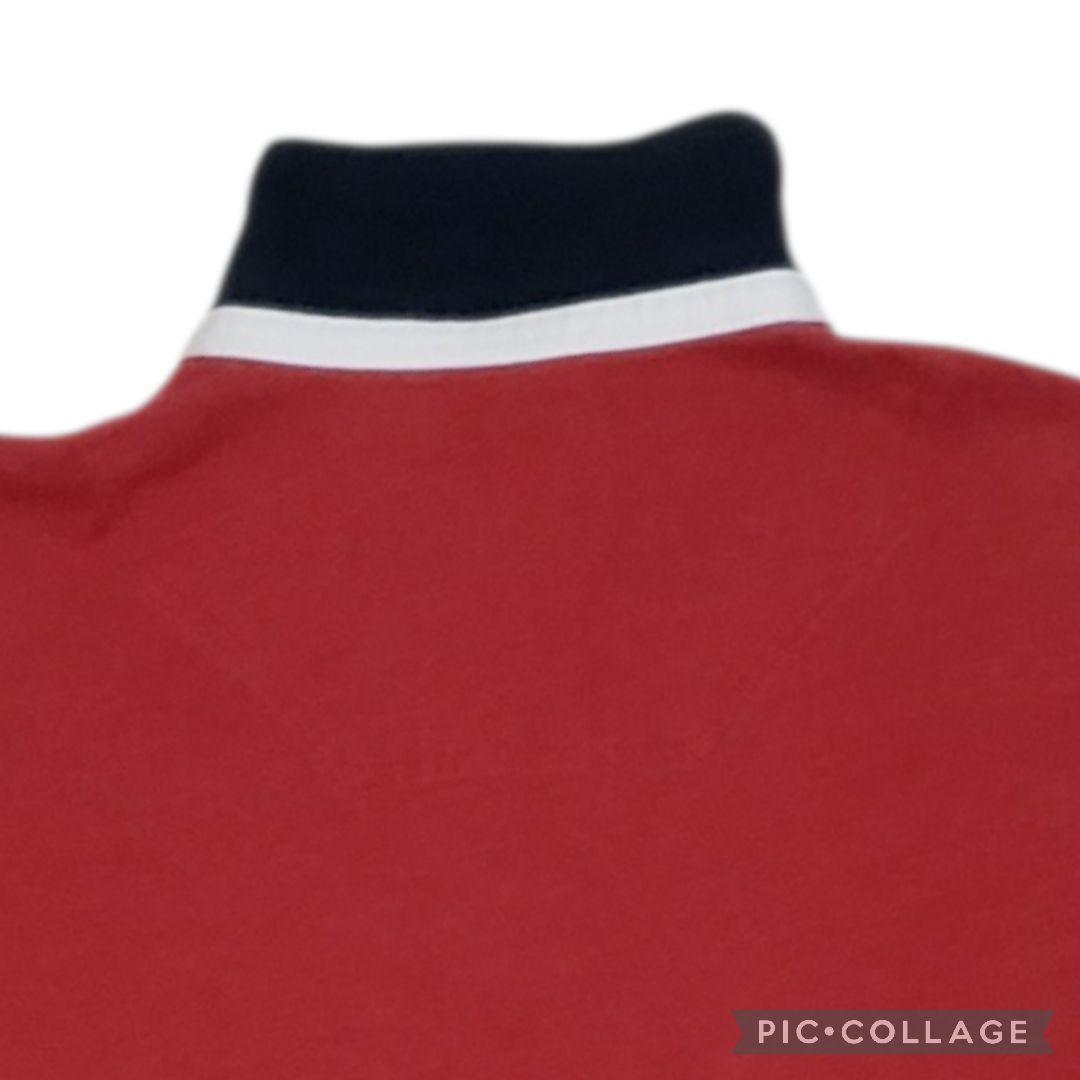 Canterbury　ラガーシャツ　パッチ&刺繍　オリジナルボタン　Lサイズ長袖