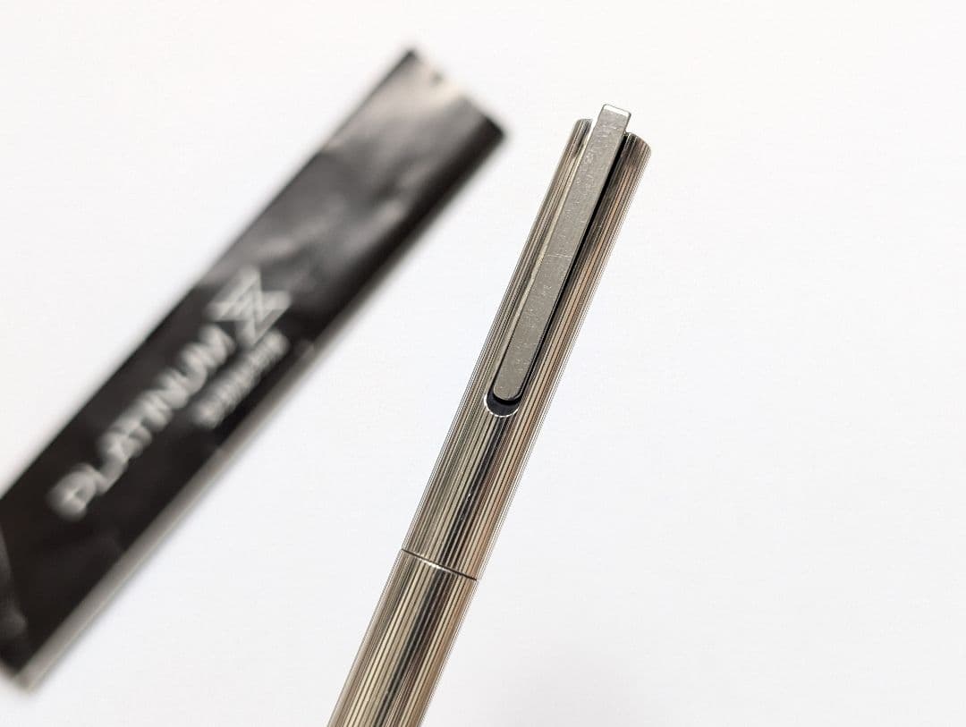 プラチナ万年筆　プラチナz　廃盤ボールペン　回転式　シルバープレート