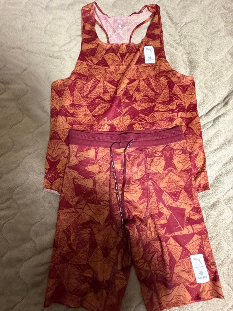 PUMA×SAYSKY セイスカイ　シングレットタイツ 上下セットM