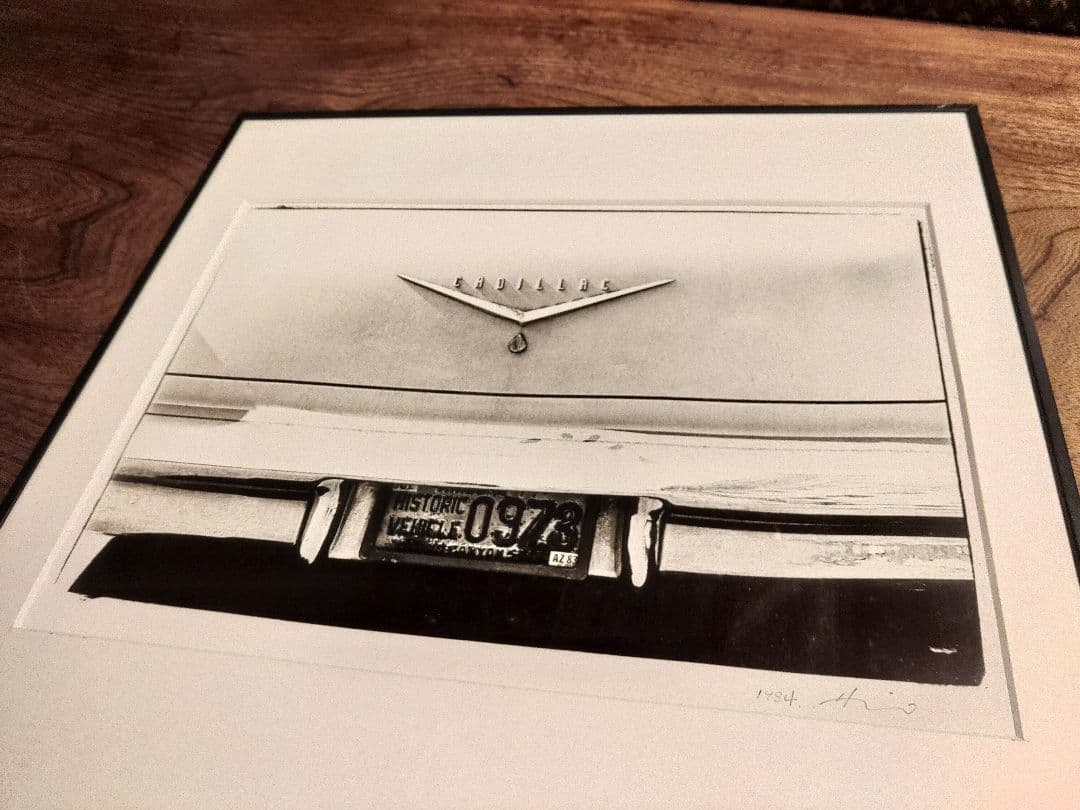 希少　キャデラック　cadillac アートポスター　写真　世界堂　1984年