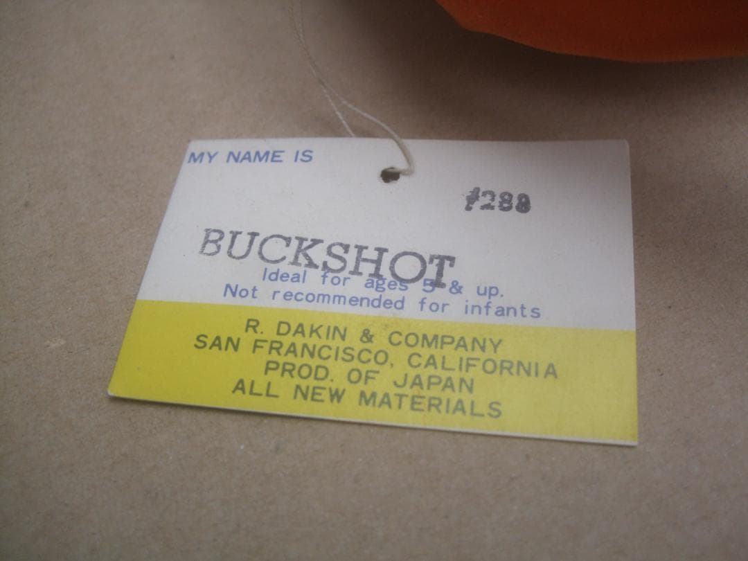 dream pets Buckshot 当時物★ドリームペッツ★タグ付き