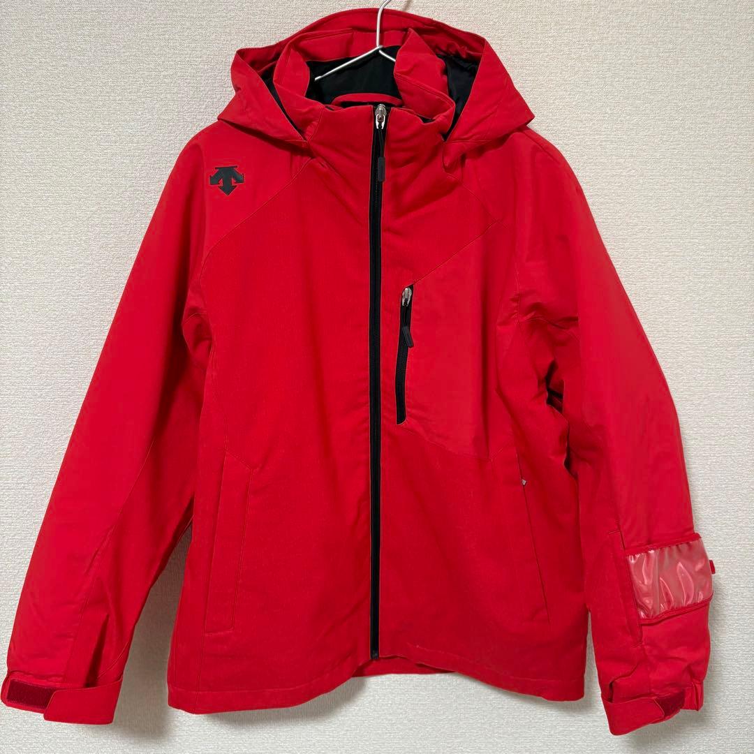 【超美品】デサント　スキーウェアジャケット　レッドM