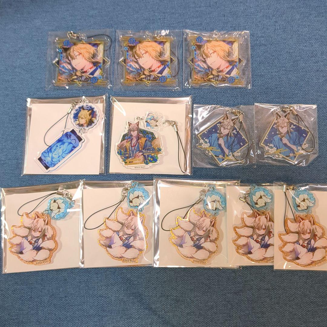 幽幻ロマンチカ　ザクロ　アクリルストラップ　アクリルキーホルダー　セット