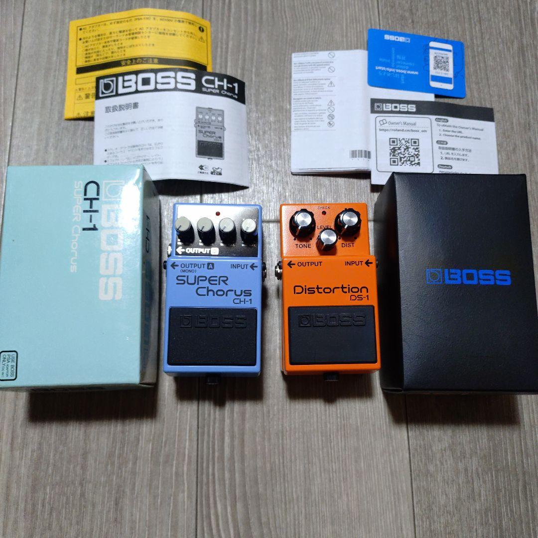 BOSS Distortion/DS-1 · SUPER Chorus/CH-1