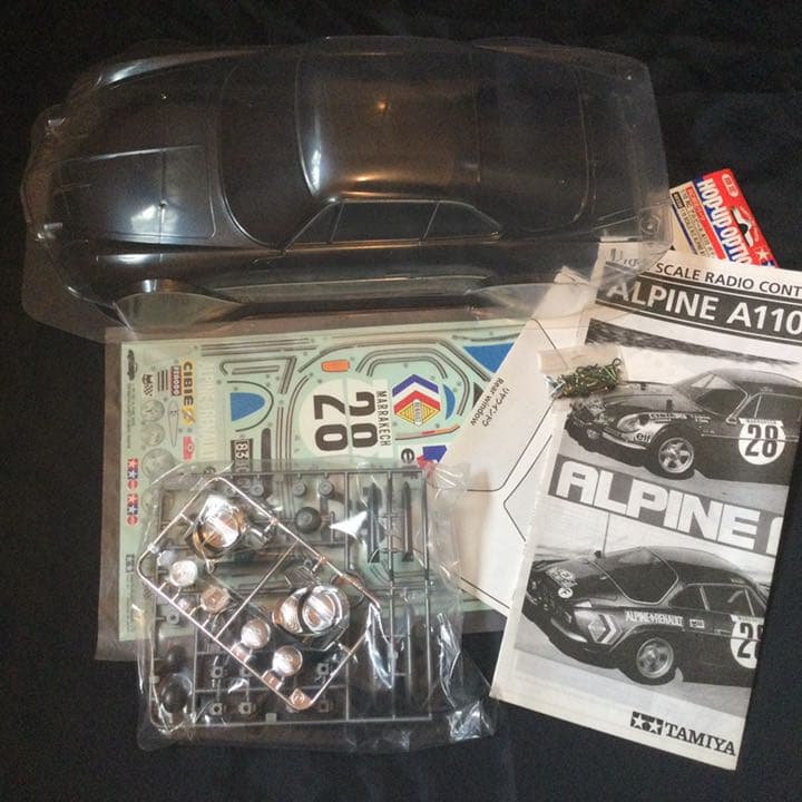 ALPINE A110 1/10 タミヤ　ラジコンカーボディセット　未加工品