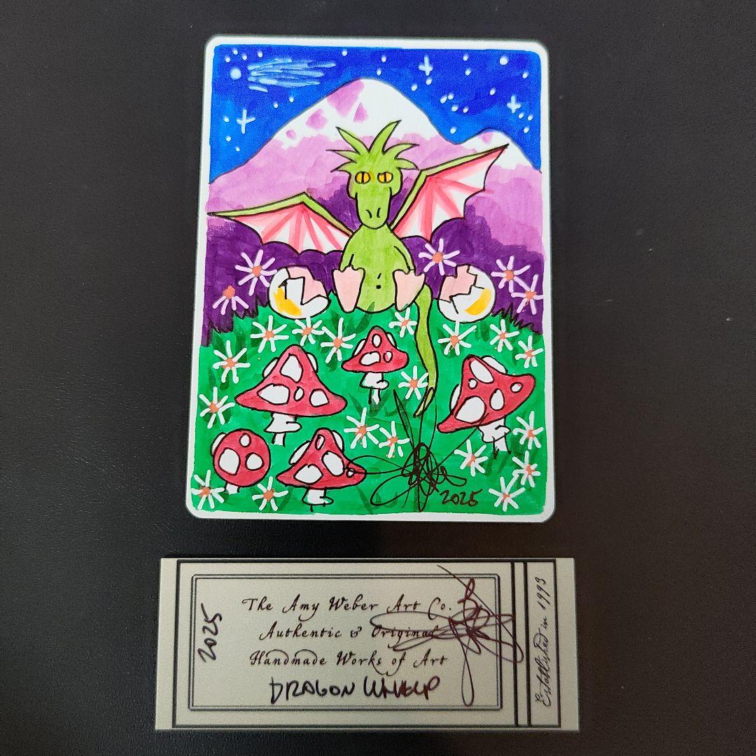 チビ・ドラゴン スケッチアート アーティストプルーフ MTG Amy Weber