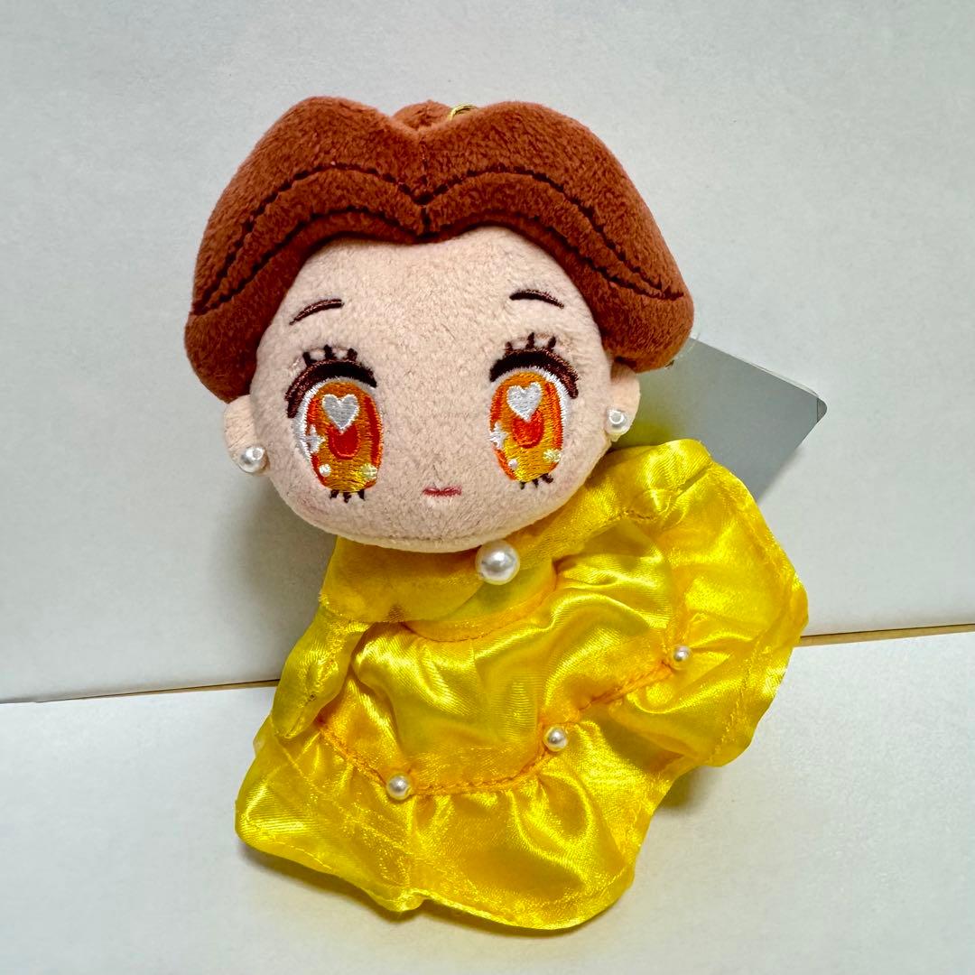 ディズニーストア Tiny ぬいぐるみ キーチェーン 美女と野獣 ベル