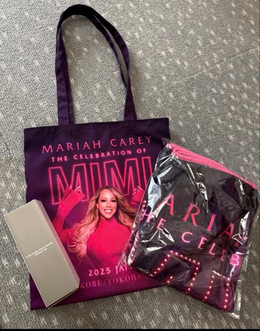 Mariah Carey マライアキャリー来日LIVE GOLD特典グッズ未使用