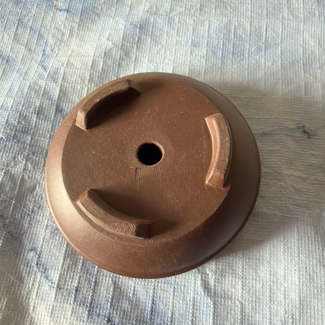 中国宜興　宜興　植木鉢　朱泥　朱砂　中国　アンティーク　盆栽　盆景