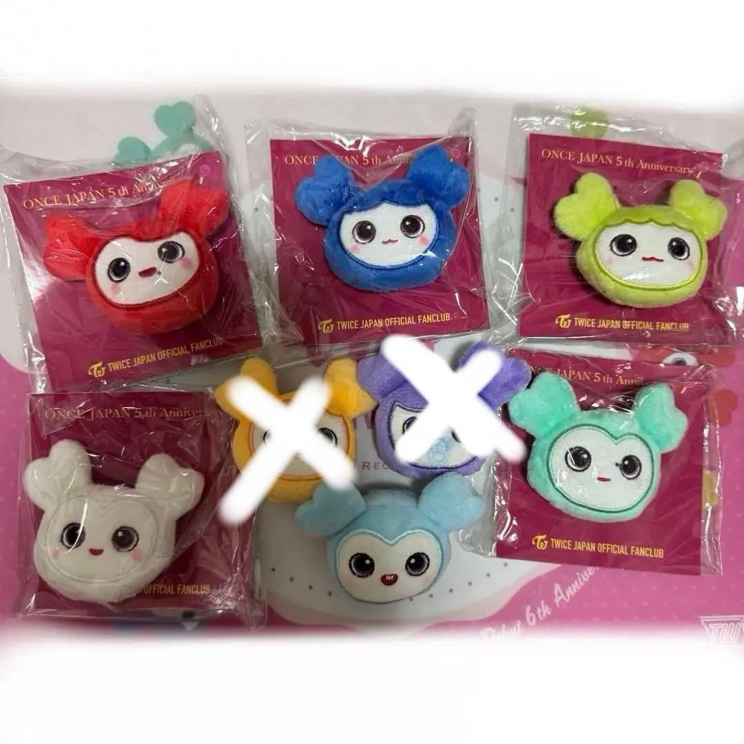 TWICE ぬいぐるみバッジ　まとめ売り