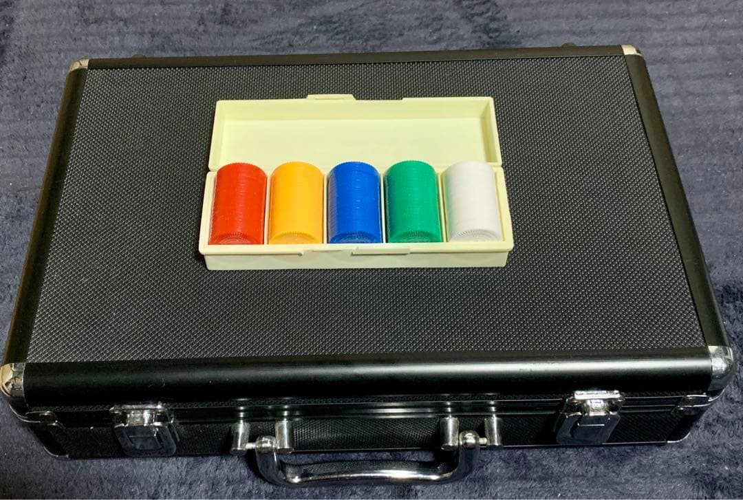 麻雀牌（全自動用）　青　AMOS 般若　ハードケース付き