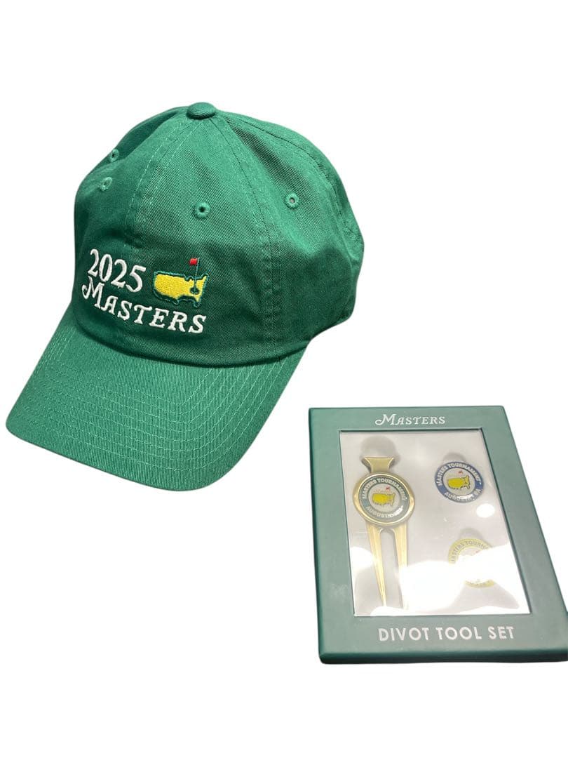 2025 Masters キャップとディボットツールセット