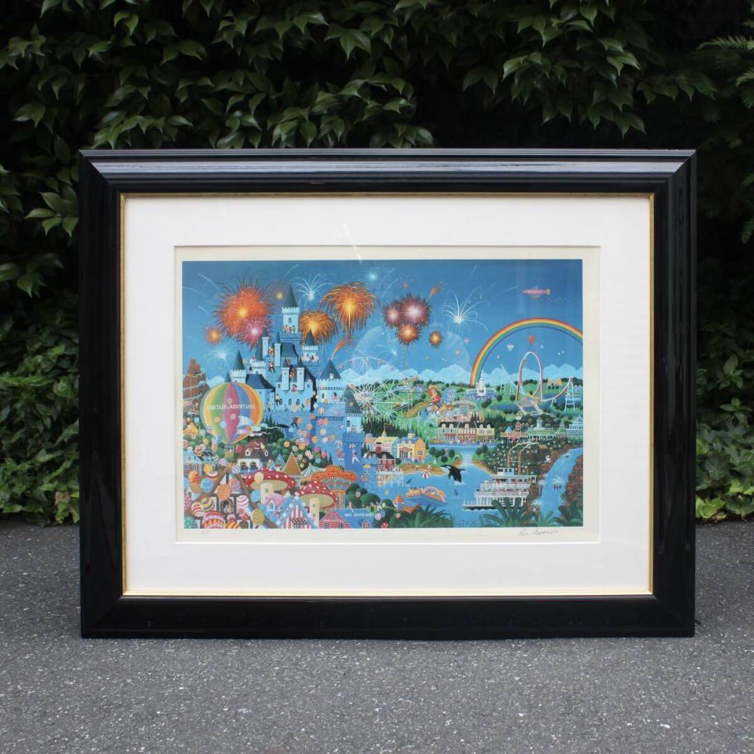 ケイ・マスダ Kei Masuda シルクスクリーン アドベンチャーランド