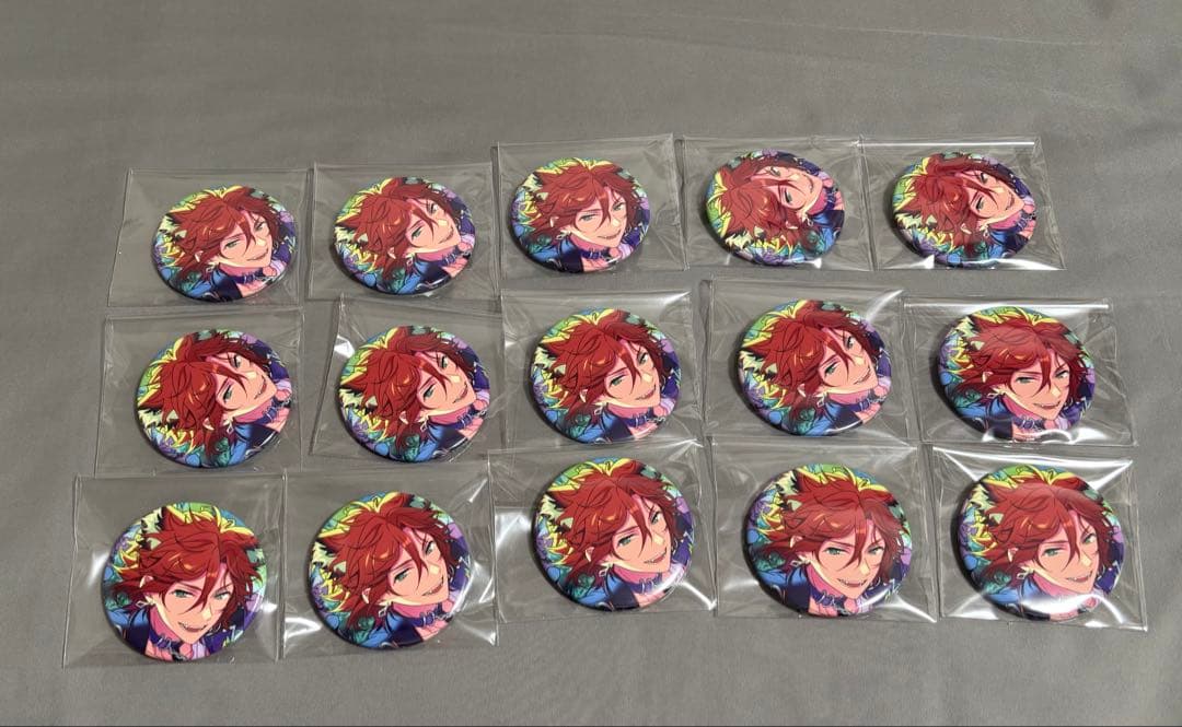 あんスタ　三毛縞斑　缶バッジ　コレ缶 15点