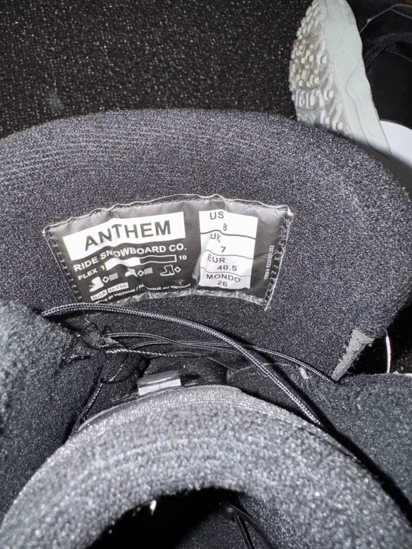 RIDE anthem ブーツ 26.0cm