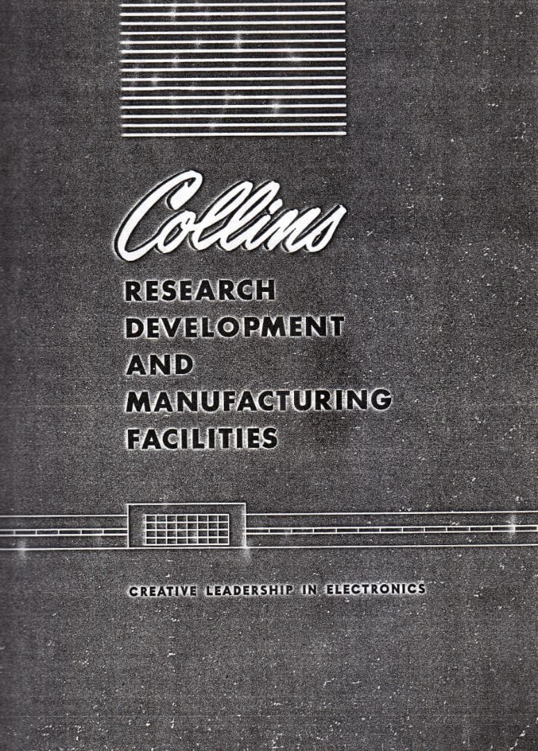 その他 COLLINS RADIO PRODUCTS CATALOG PRE. 1940