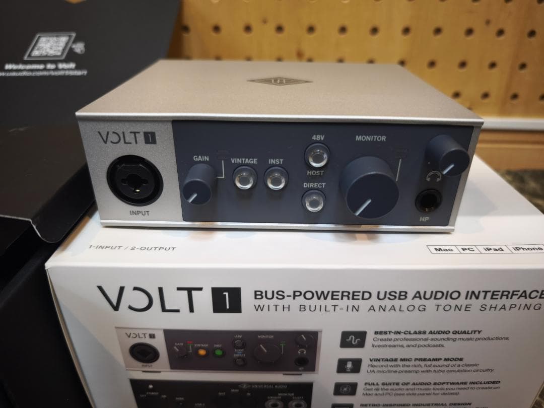 ☆彡UNIVERSAL AUDIO　VOLT 1 オーディオインターフェイス