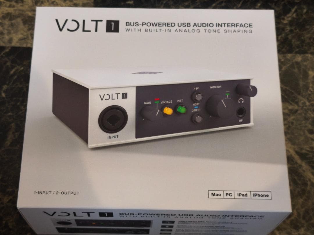 ☆彡UNIVERSAL AUDIO　VOLT 1 オーディオインターフェイス
