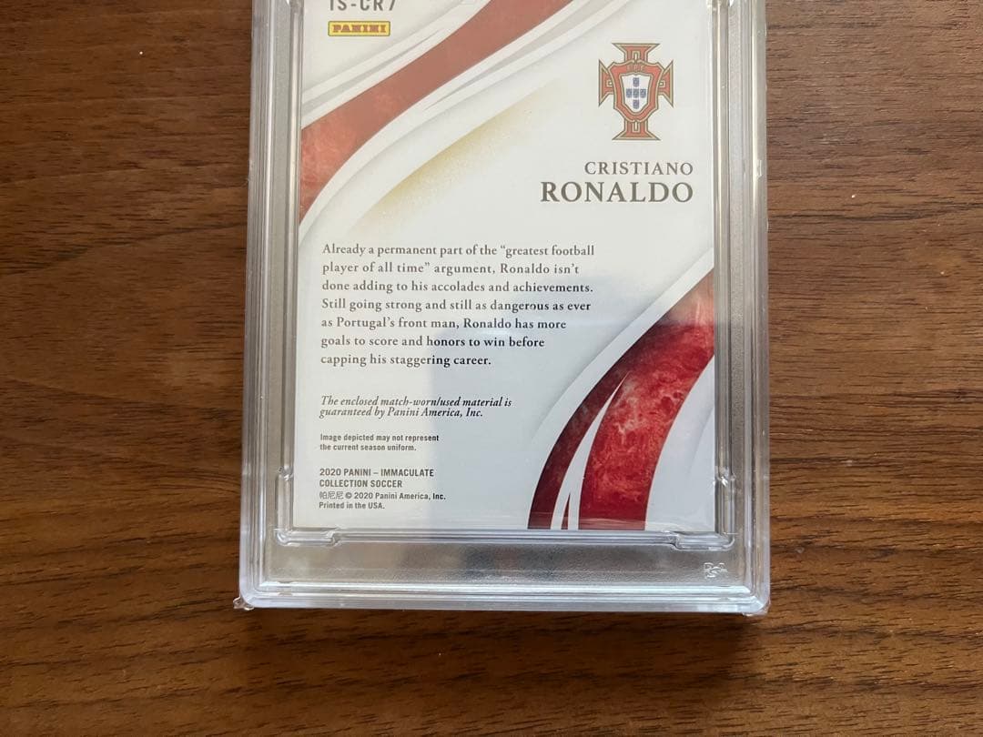 ロナウド ジャージー カード Immaculate PSA鑑定済 試合着用ユニ