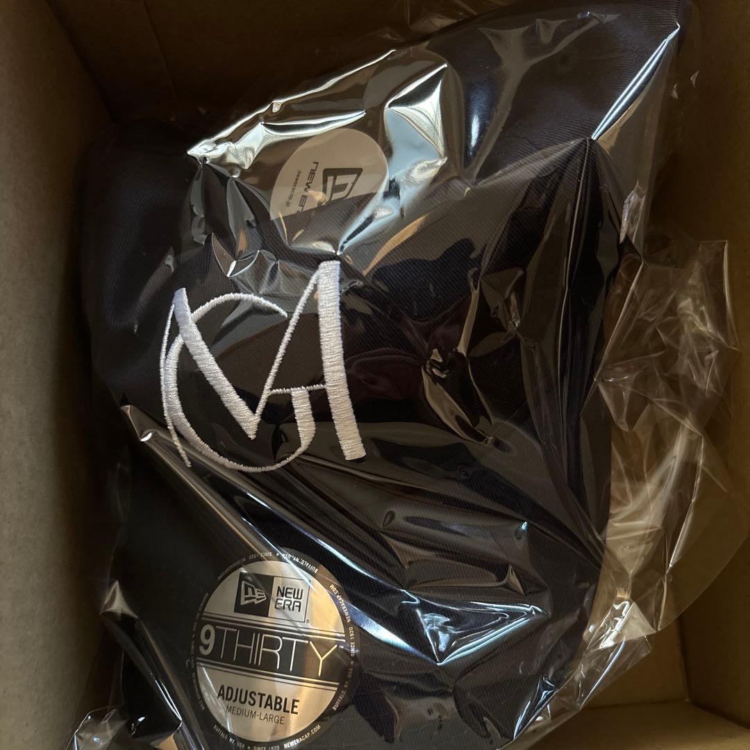 ミセス　スニダン　コラボ　キャップ　ネイビー　ピン付き