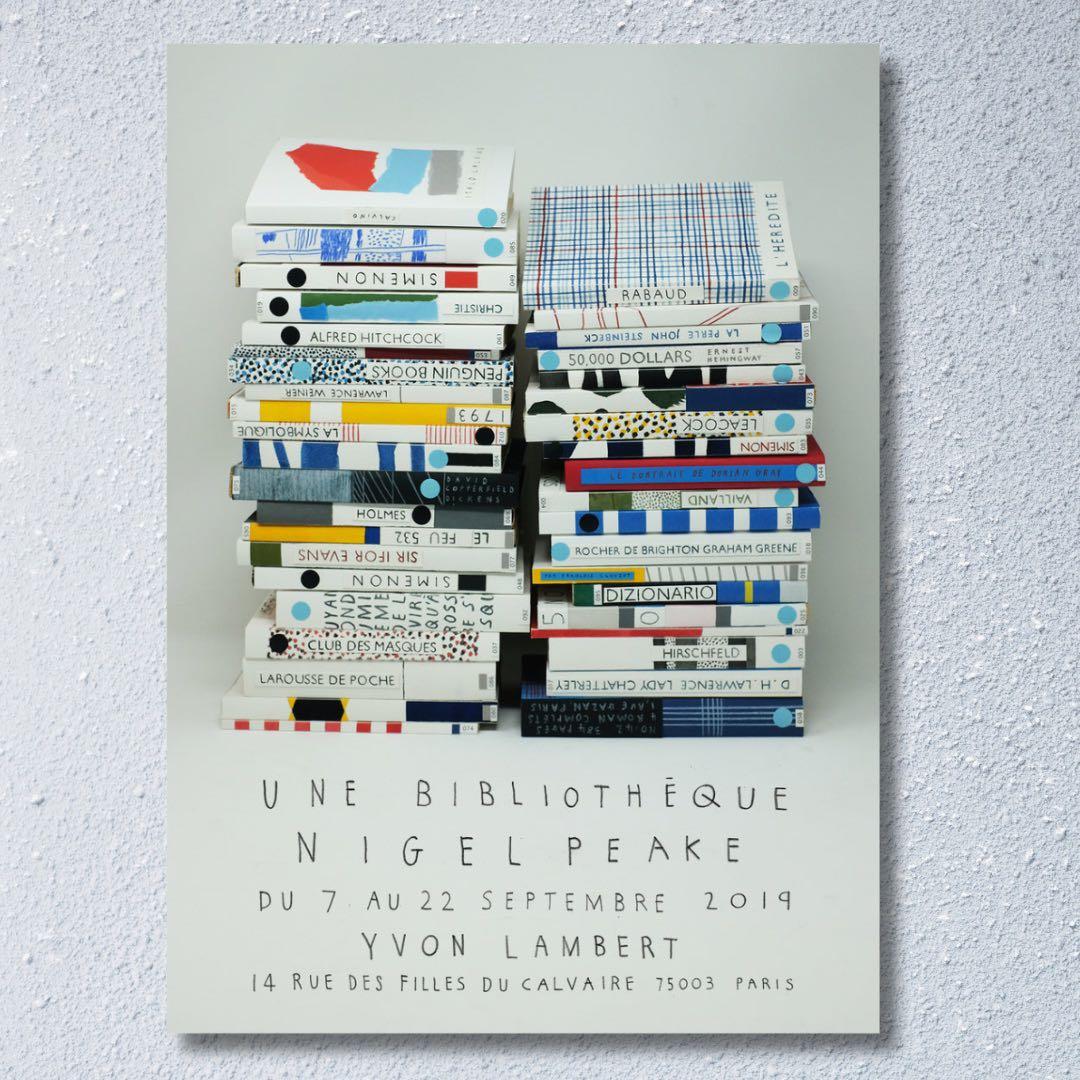 フランス現地完売品 人気北欧アーティストNigel Peake 両面ポスター