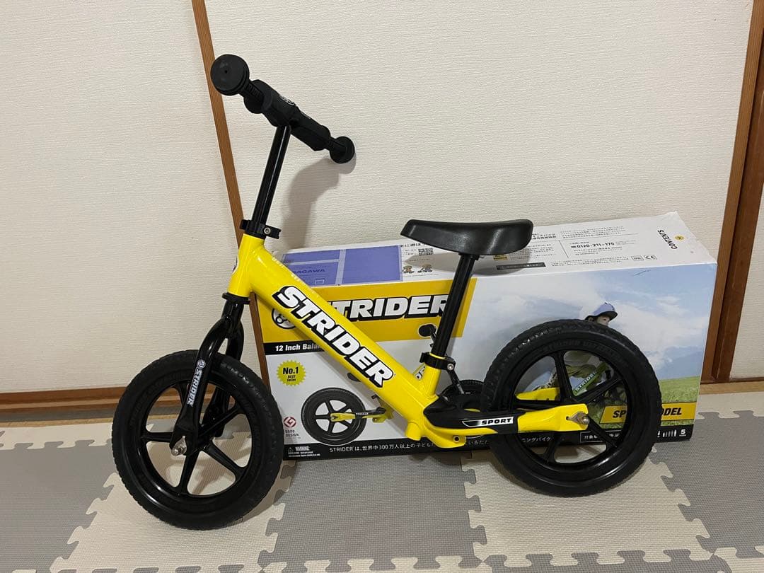 STRIDER バランスバイク 12インチ イエロー