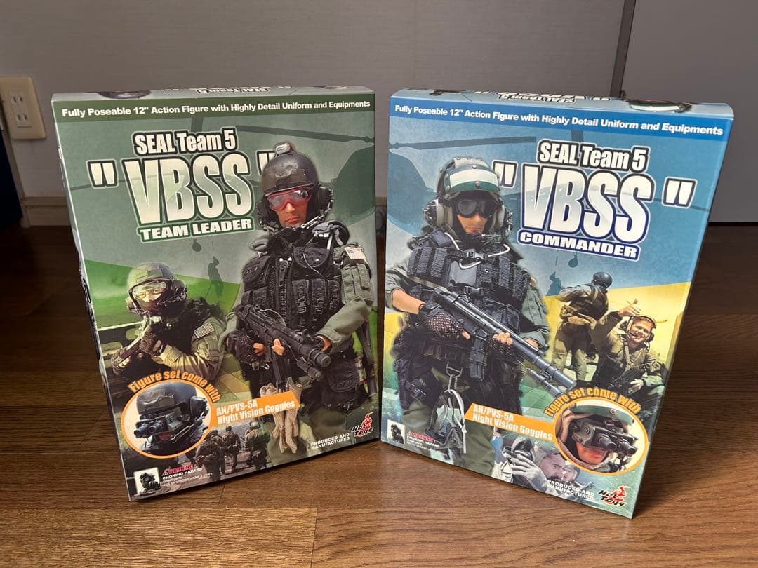 ホットトイズSEAL VBSS COMMANDERとTEAM LEADER　２体