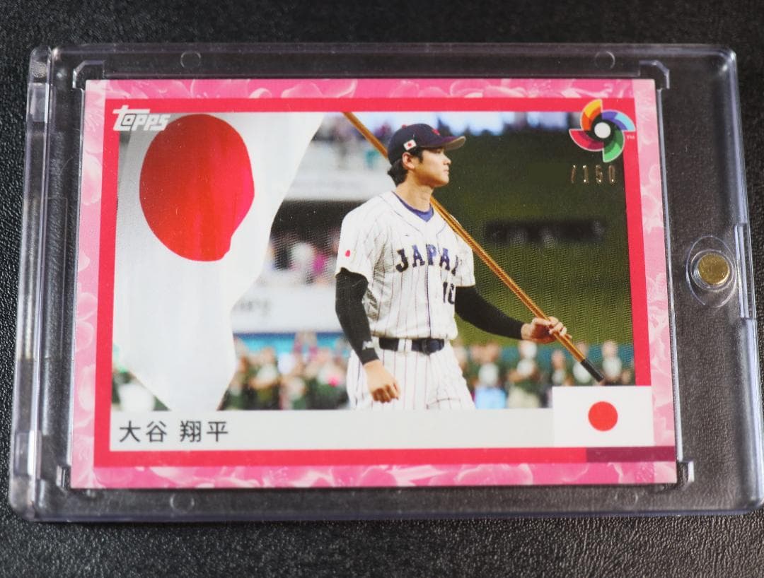 topps 大谷翔平 桜パラレル150限定サムライジャパンWBCカードJAPAN