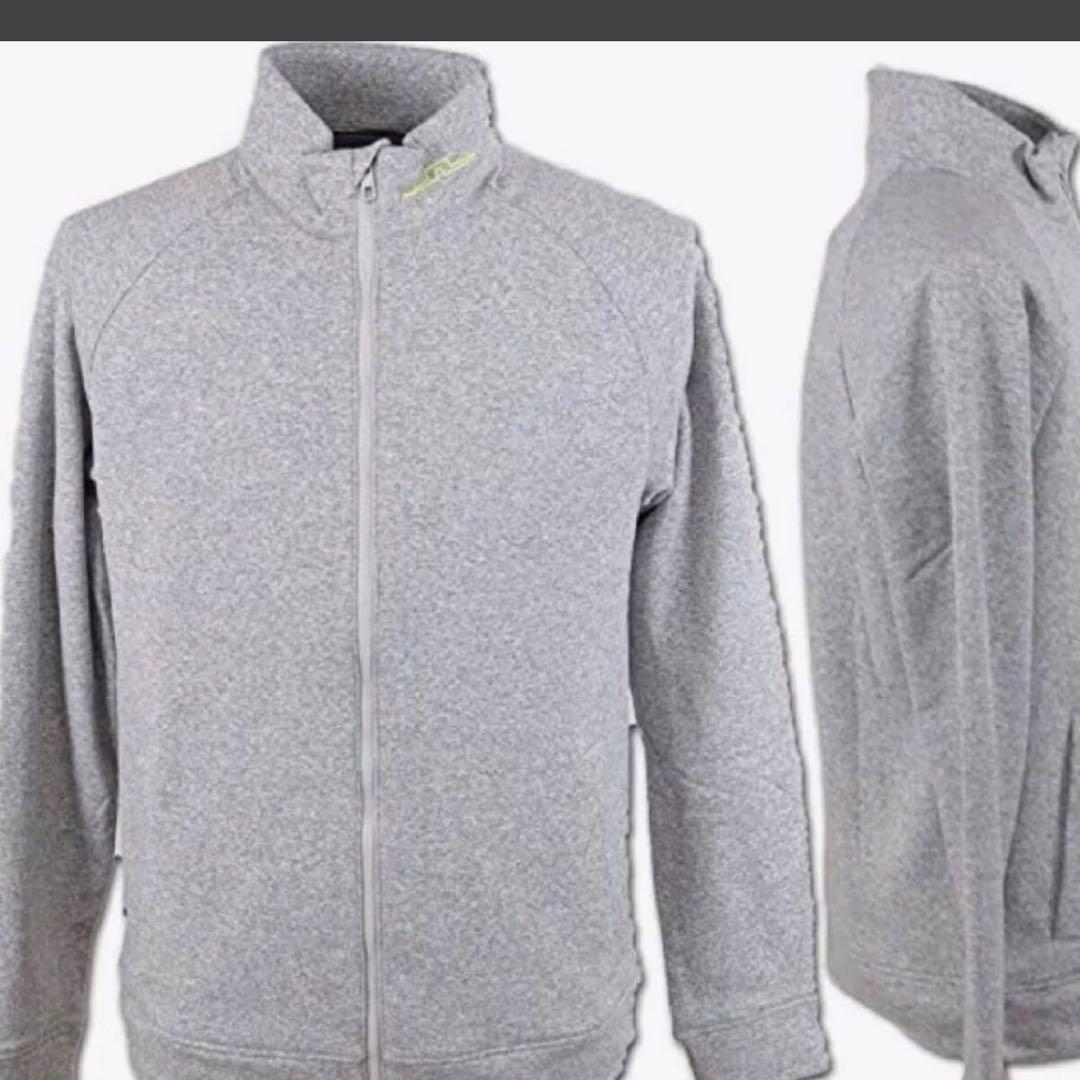 【新品】J.LINDEBERG ジェイリンドバーググレー ジップアップジャケット