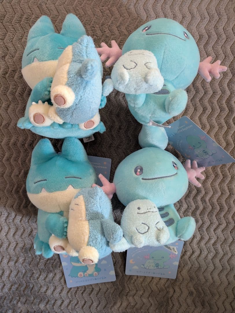 ぬいぐるみ Little Daydream ゴンベとカビゴン　ウパーとヌオー