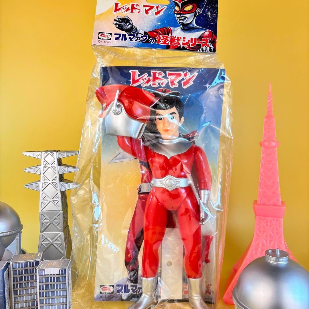 ブルマァク レッドマン面脱着可 二期版(レッド剣付き) 300mm