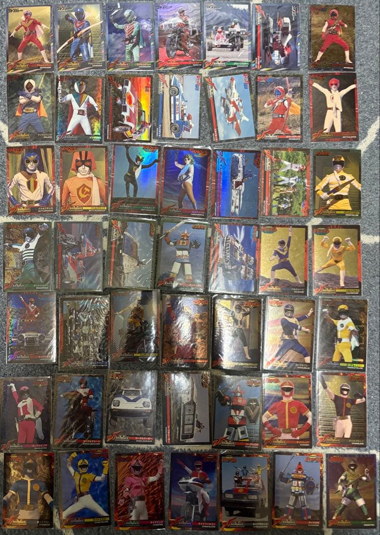 スーパー戦隊25周年　アニバーサリーカード332枚セット➕ダブり５０枚