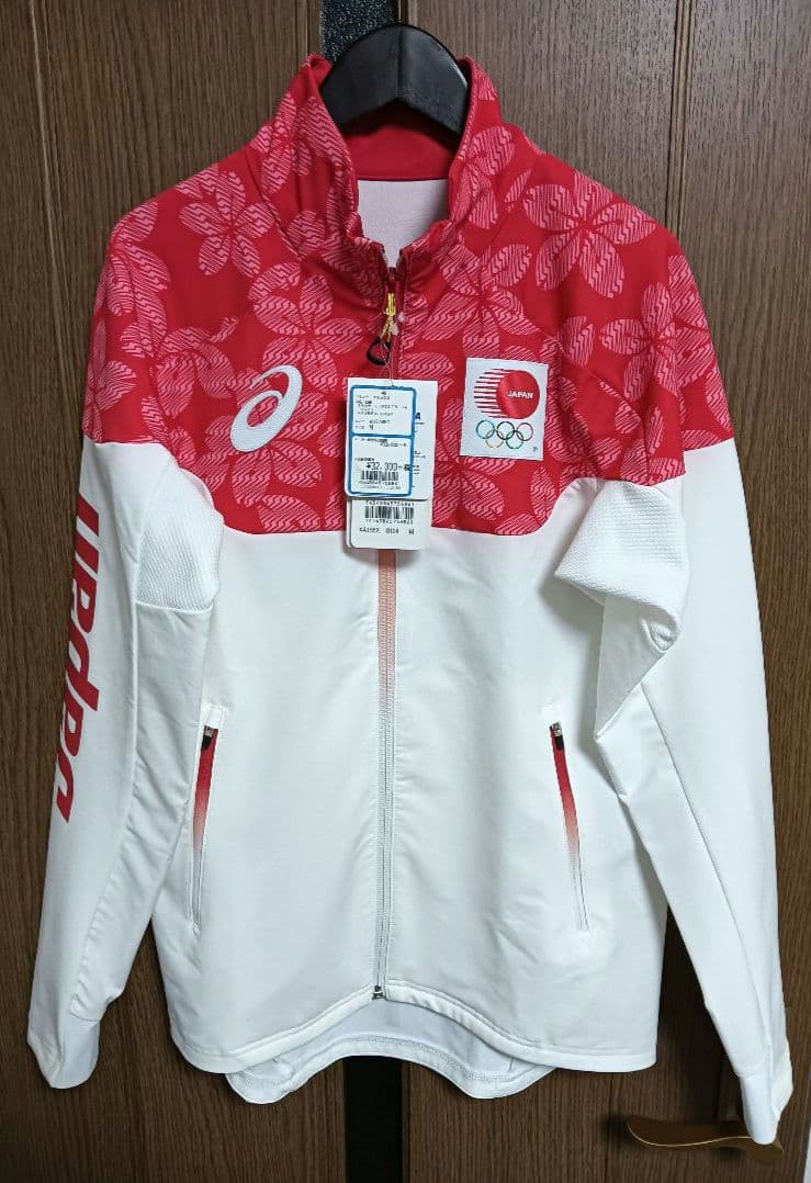 アシックス 2016リオ五輪 日本代表選手団 トレーニングジャケット 紙タグ付き