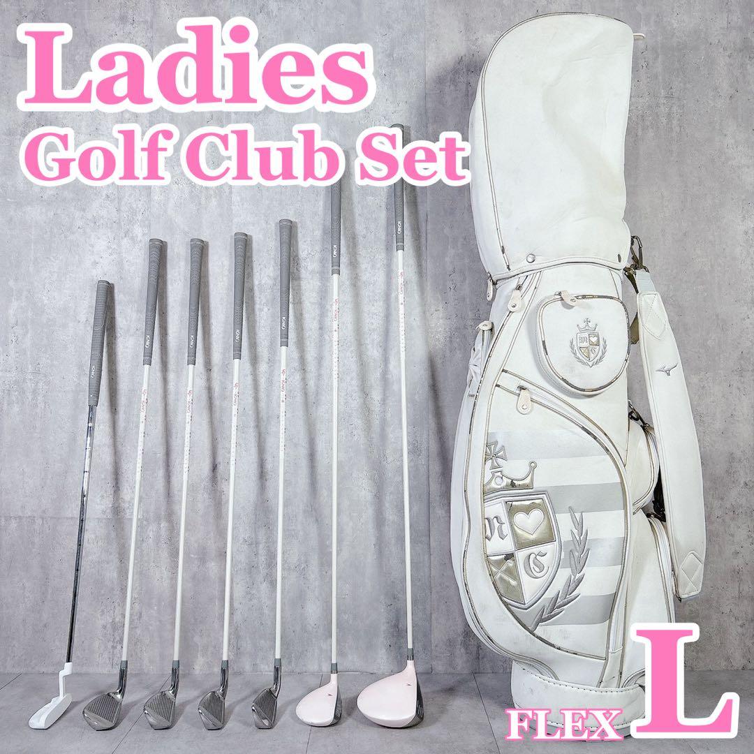 T137 イグニオ ゴルフクラブ レディース セット 白 かわいい 女子 初心者