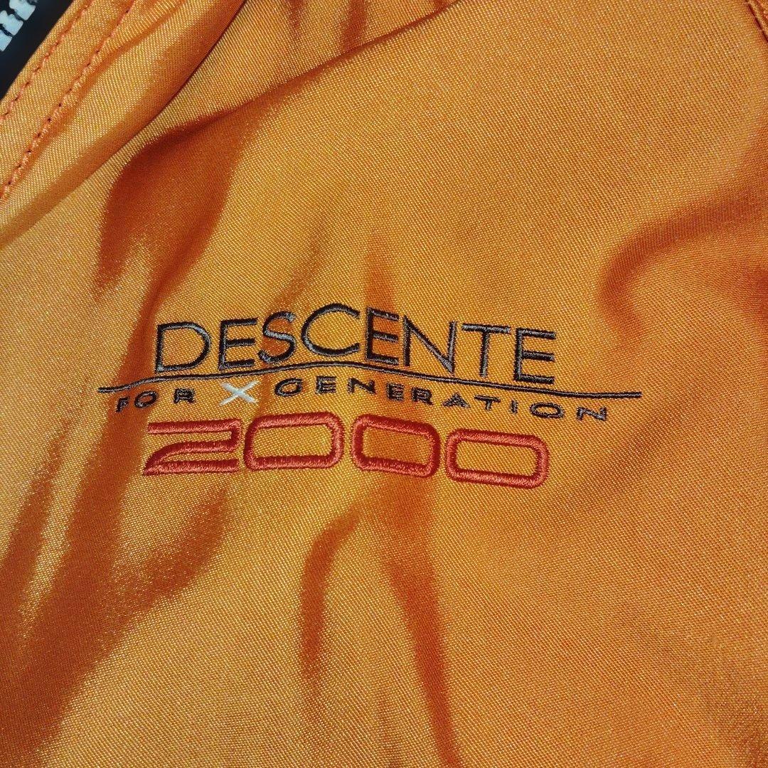 DESCENTE フード付きスキーウェア ボード ジャケット オレンジ L