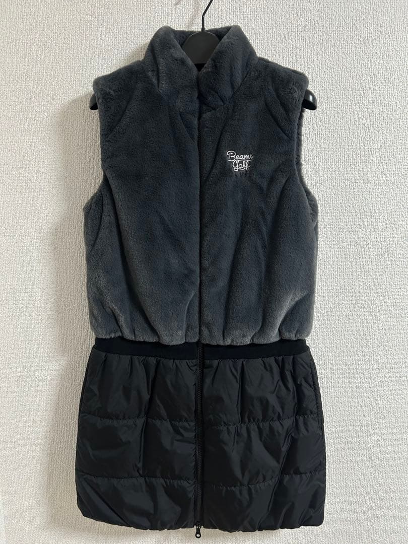 Beams Golf フリースダウンベスト