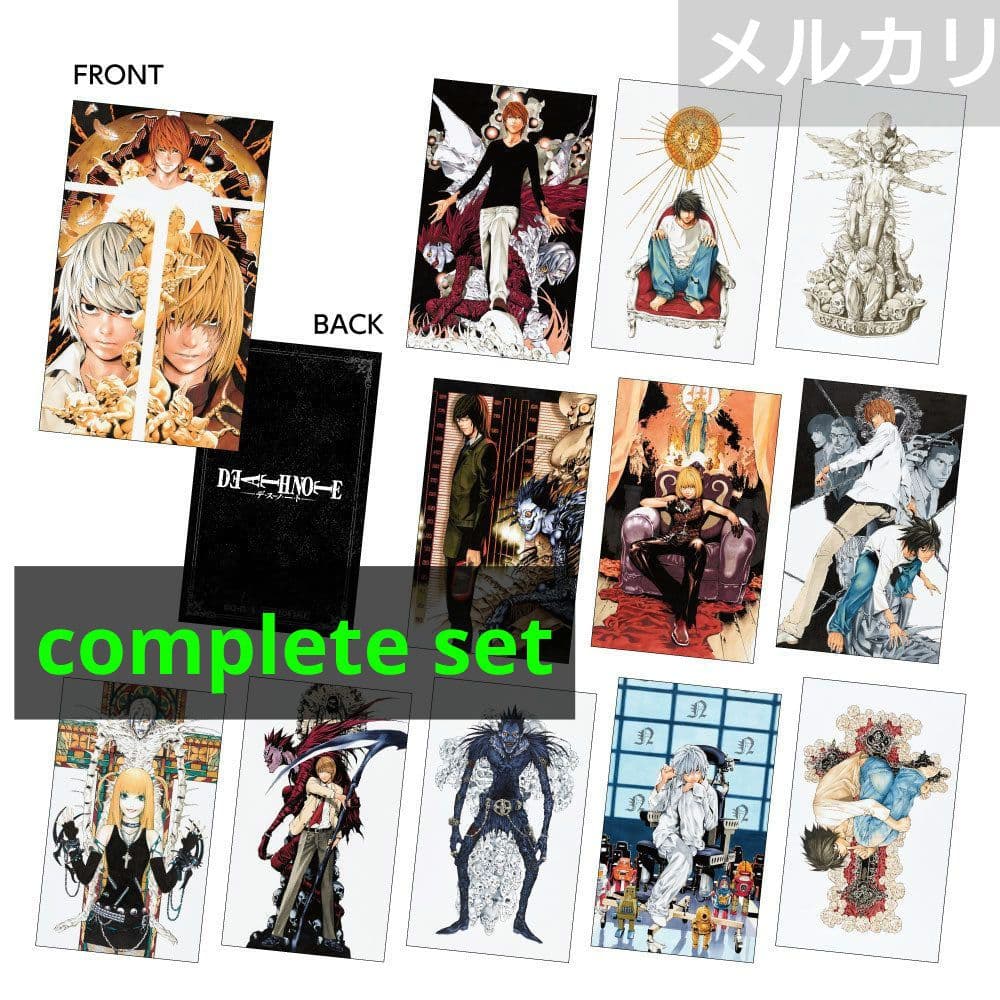 DEATH NOTE　ミニイラストカード　12枚フルコンプリートセット レア