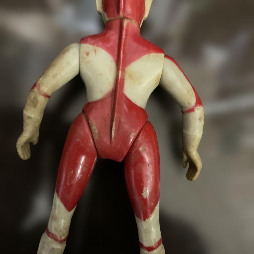 ブルマアク★ウルトラマン　ソフビ★凜々しい顔★全域可動可★劣化あるも光沢有