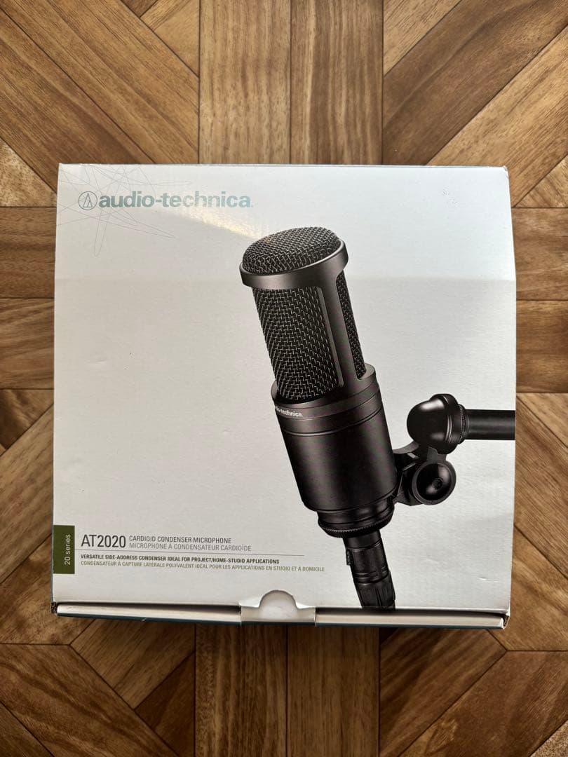 【美品】オーディオテクニカ AT2020 コンデンサーマイク 付属品完備