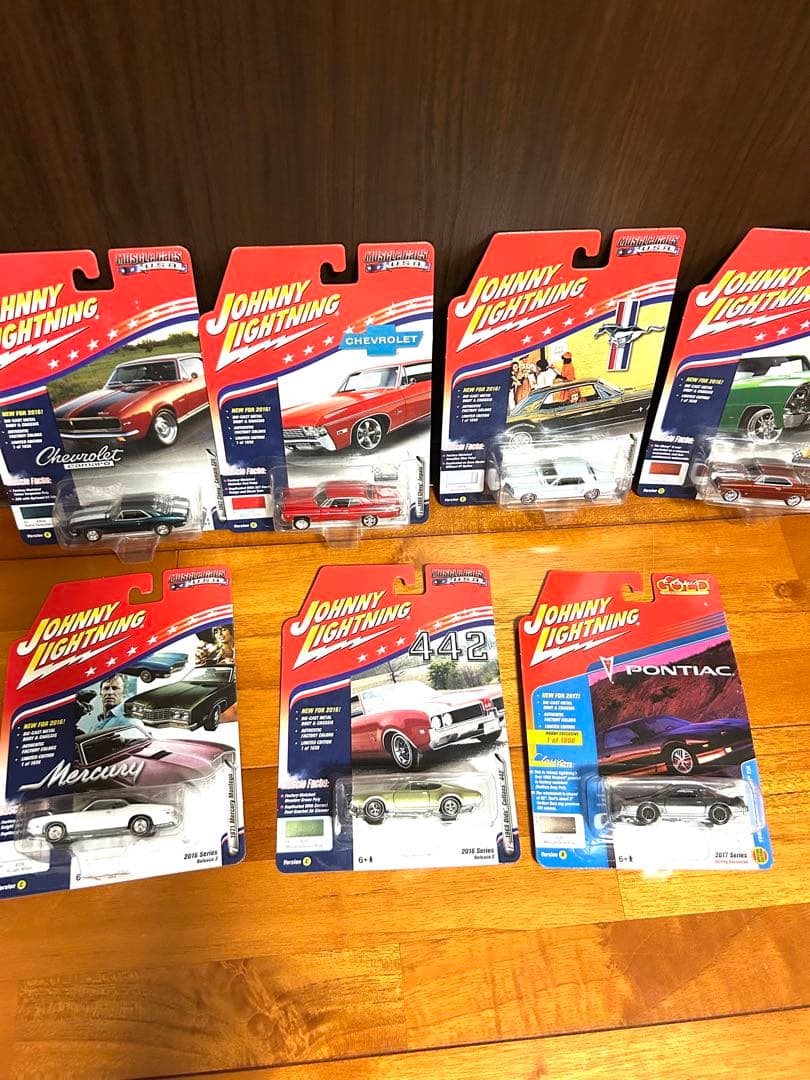 Johnny Lightning ミニカーセット 2016年製　7台