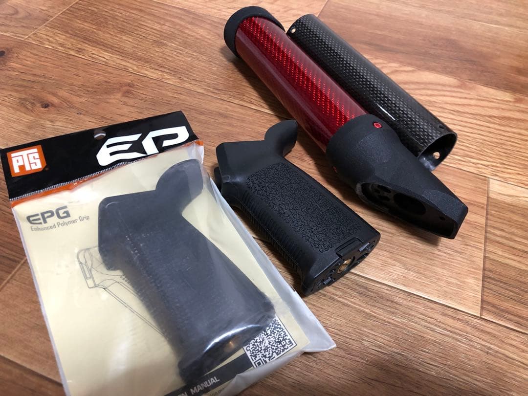 M4 トイガン　ユニバーサルAEGカーボンファイバータンクスタイルストック。