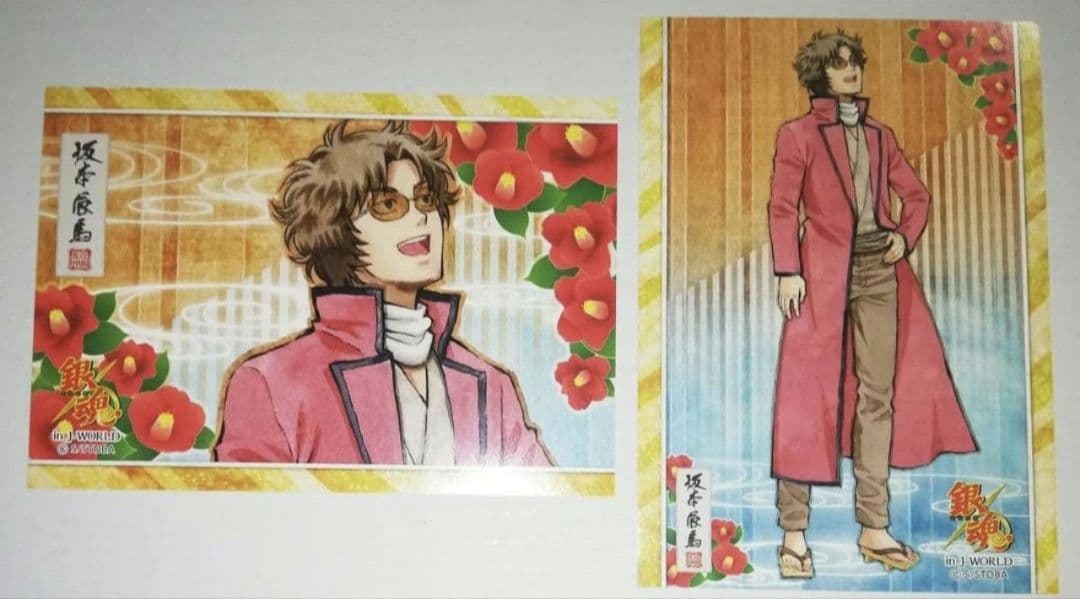 銀魂 坂本辰馬 イラストシート セット 花鳥風月 J-WORLD