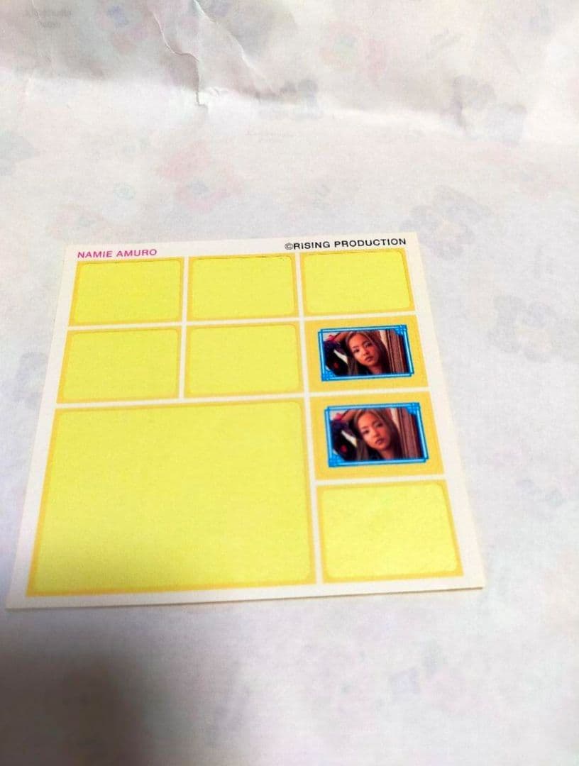 レトロ　安室奈美恵さん　ミニシール　2枚