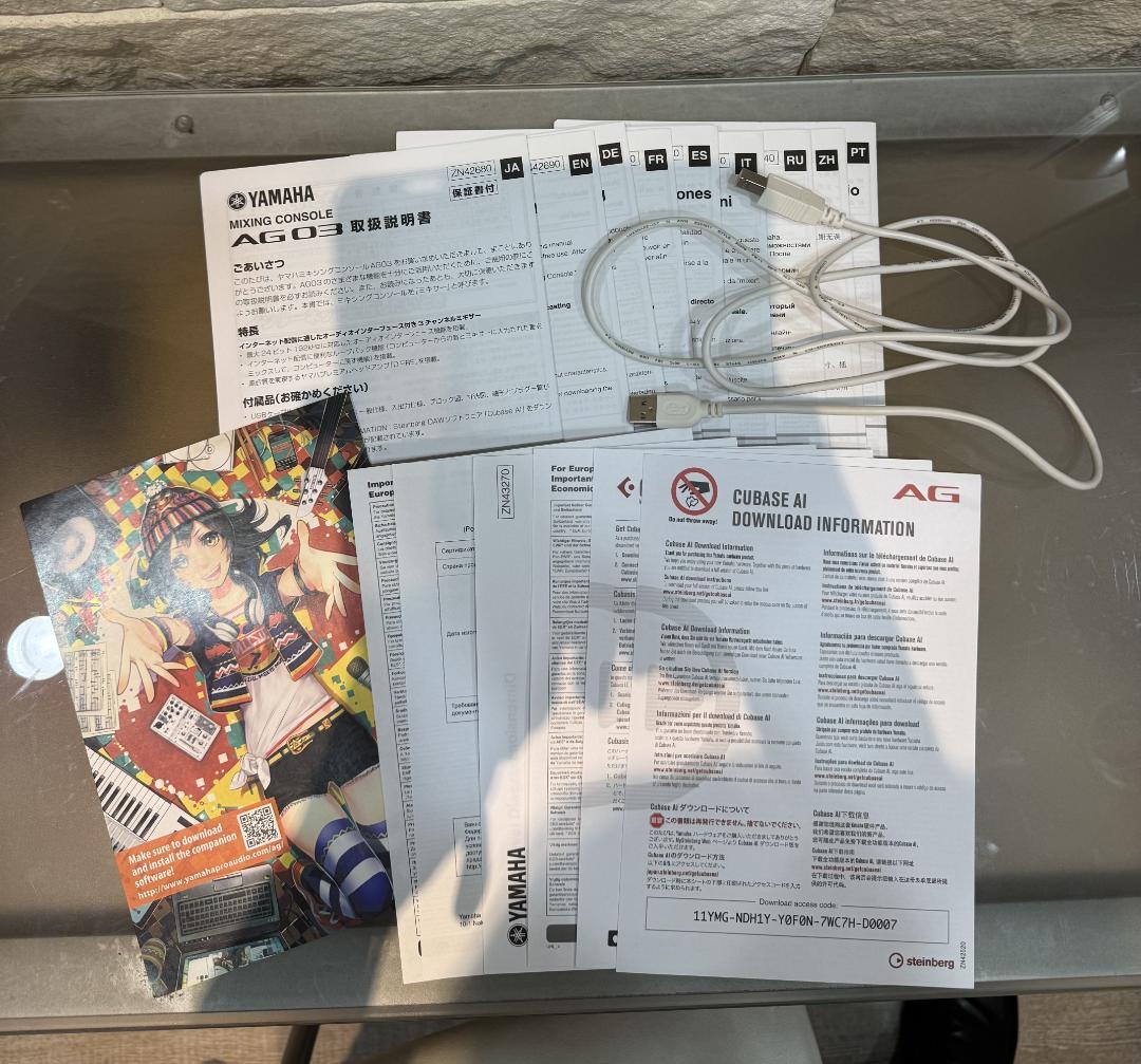 YAMAHA ヤマハ AG03 オーディオインターフェイス 中古品