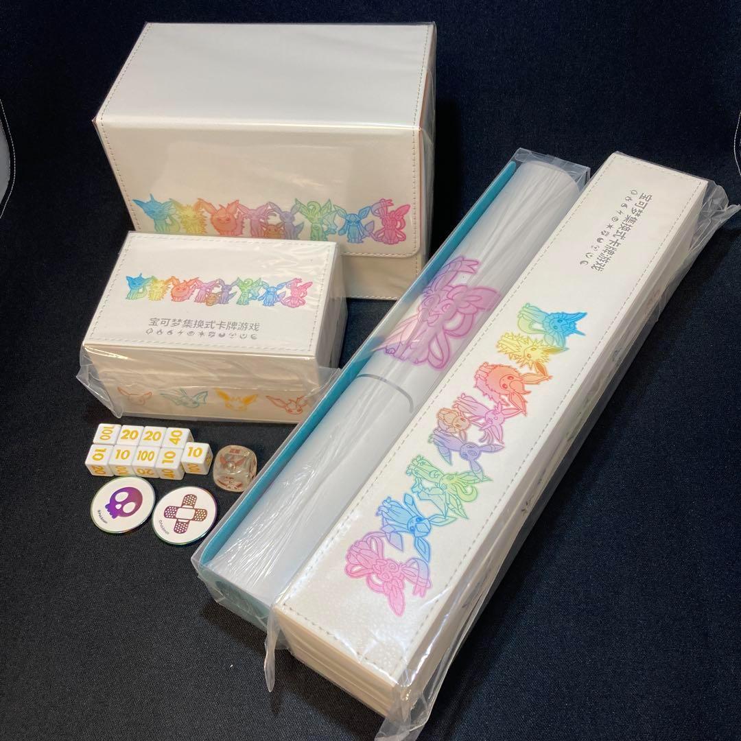 イーブイギフトボックス デッキケース ダメカン &ケース プレイマット&ケース